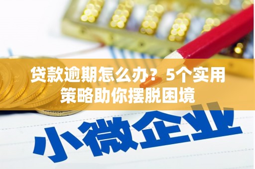 丹凤贷款逾期怎么办？5个实用策略助你摆脱困境