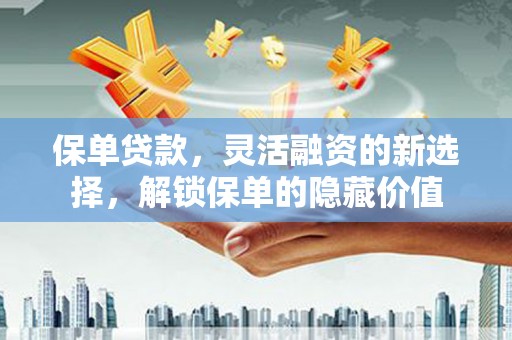 丹凤保单贷款，灵活融资的新选择，解锁保单的隐藏价值