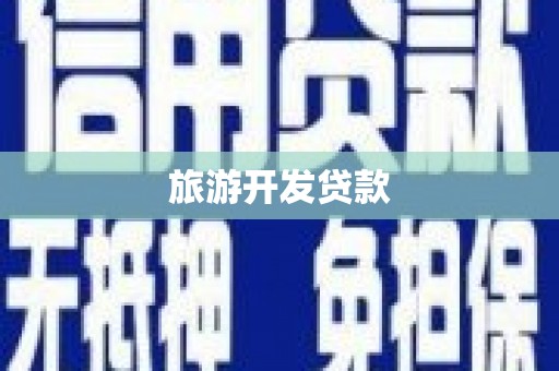 丹凤旅游开发贷款