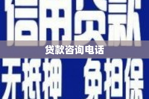 丹凤贷款咨询电话