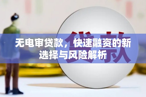 丹凤无电审贷款，快速融资的新选择与风险解析