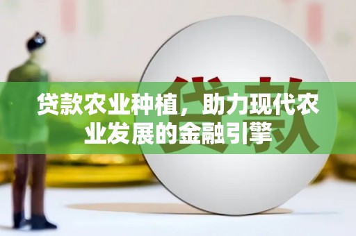 丹凤贷款农业种植，助力现代农业发展的金融引擎