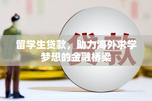丹凤留学生贷款，助力海外求学梦想的金融桥梁