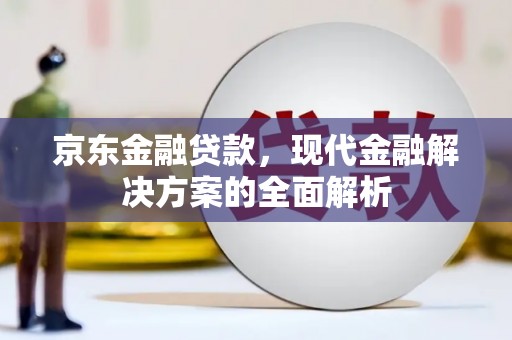 丹凤京东金融贷款，现代金融解决方案的全面解析