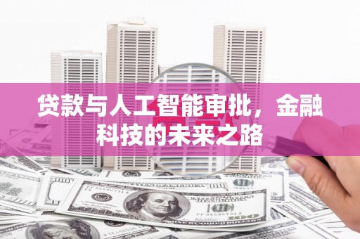 丹凤贷款与人工智能审批，金融科技的未来之路