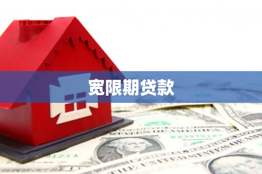 丹凤宽限期贷款