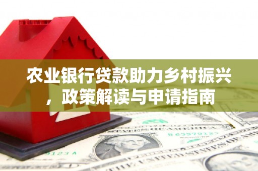 丹凤农业银行贷款助力乡村振兴，政策解读与申请指南