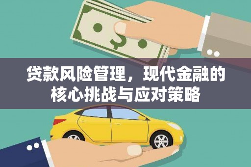丹凤贷款风险管理，现代金融的核心挑战与应对策略