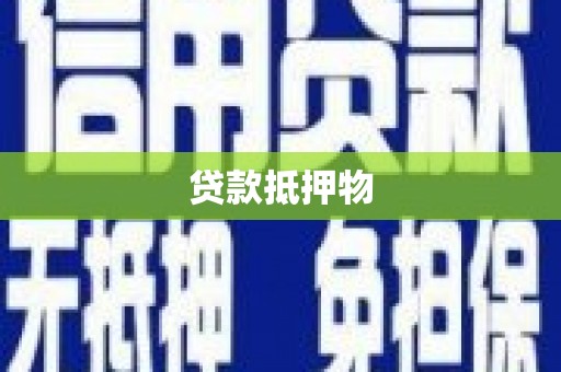 丹凤贷款抵押物