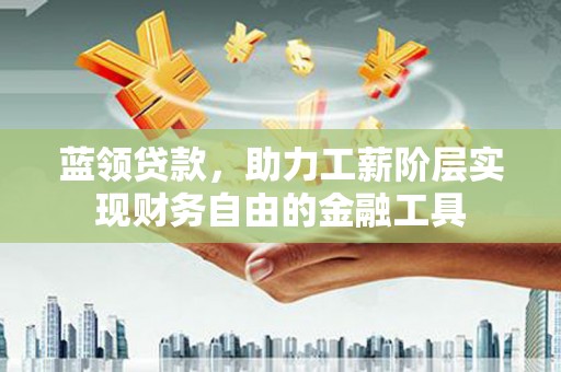 丹凤蓝领贷款，助力工薪阶层实现财务自由的金融工具