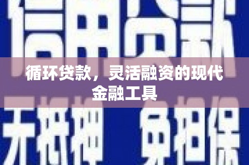 丹凤循环贷款，灵活融资的现代金融工具