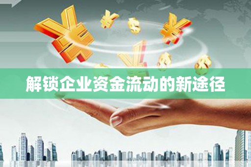 丹凤解锁企业资金流动的新途径
